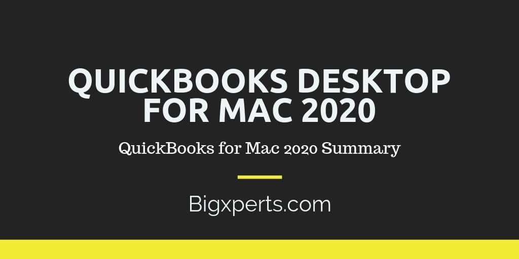 quickbooks 2018 pro for mac